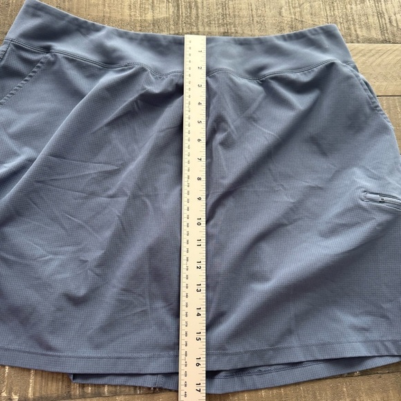 Orvis Skort Women's Extra Large Blue Moisture Wicking Golf Tennis Mini Skirt - Picture 5 of 6